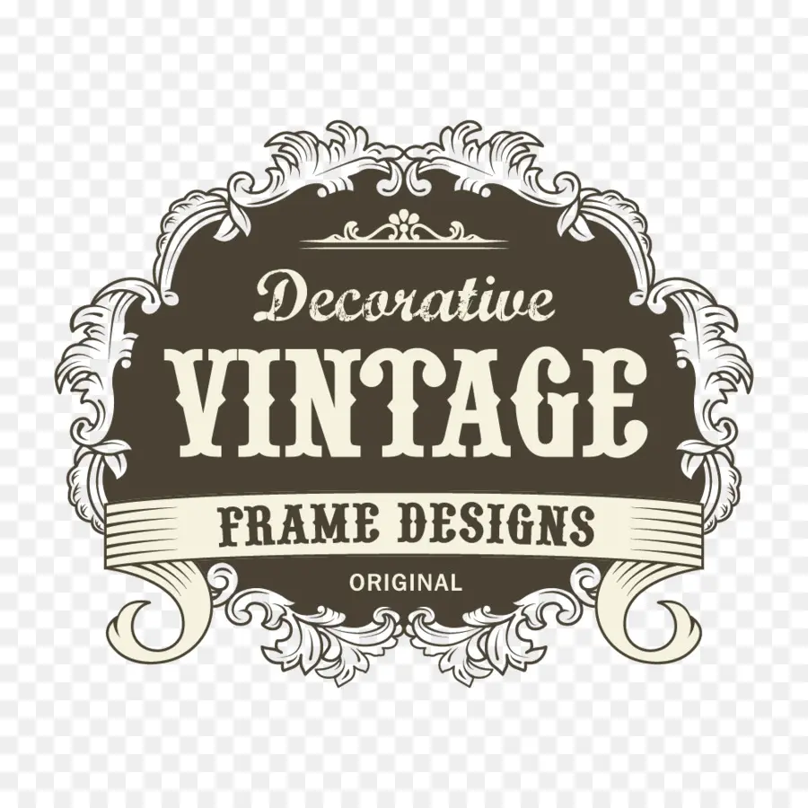 Cadre Vintage，Décoratif PNG