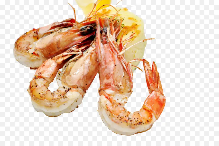 Cuisine Européenne，Frit Crevettes PNG