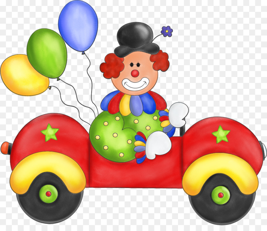 Clown En Voiture，Voiture PNG