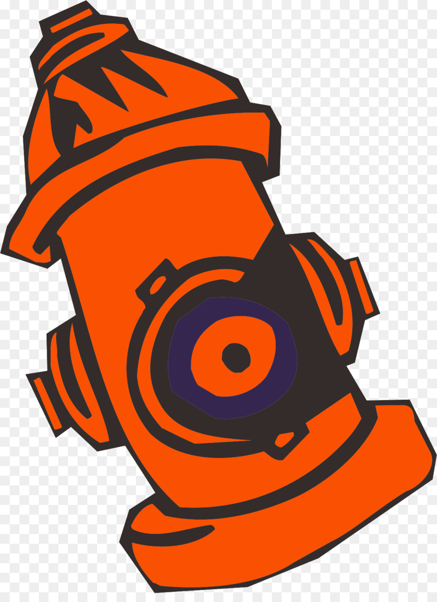 Bouche D'incendie Orange，Eau PNG