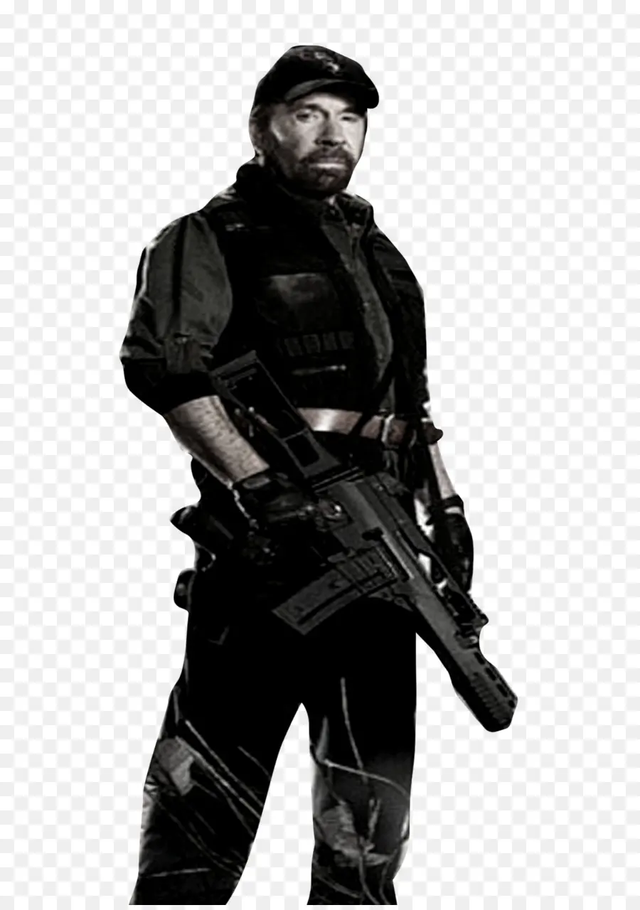 Chuck Norris，The Expendables 2 PNG