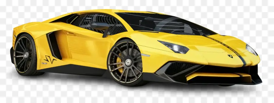 Voiture De Sport Jaune，Lamborghini PNG