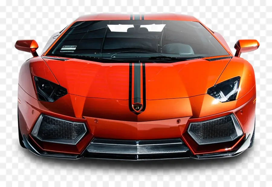 Voiture De Sport Orange，Luxe PNG