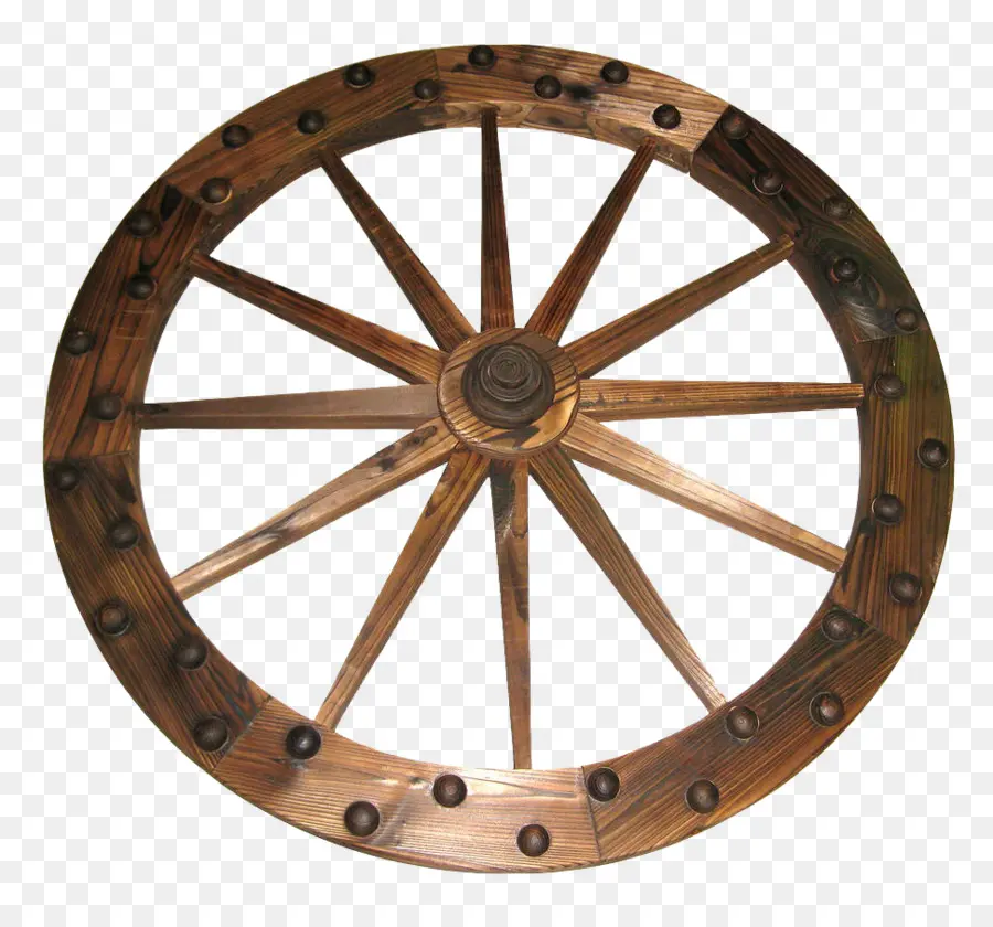 Roue De Chariot En Bois，Ancien PNG