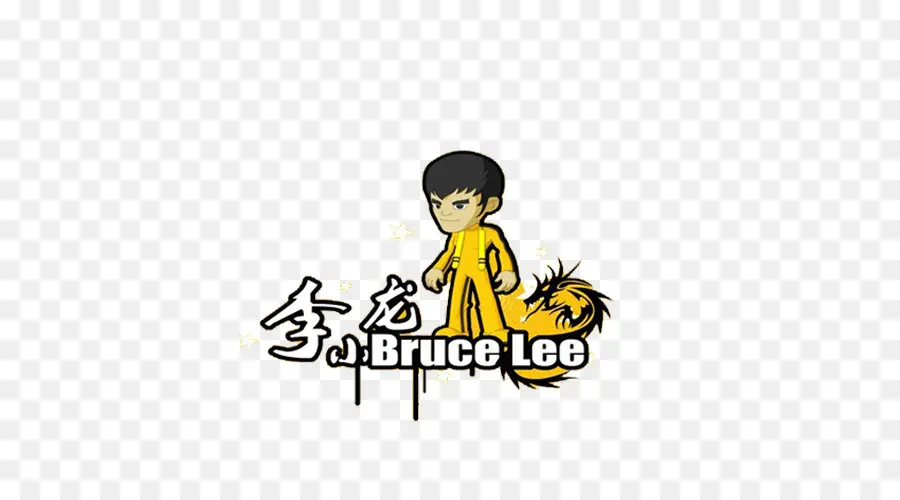 Bruce Lee Dessin Animé，Arts Martiaux PNG