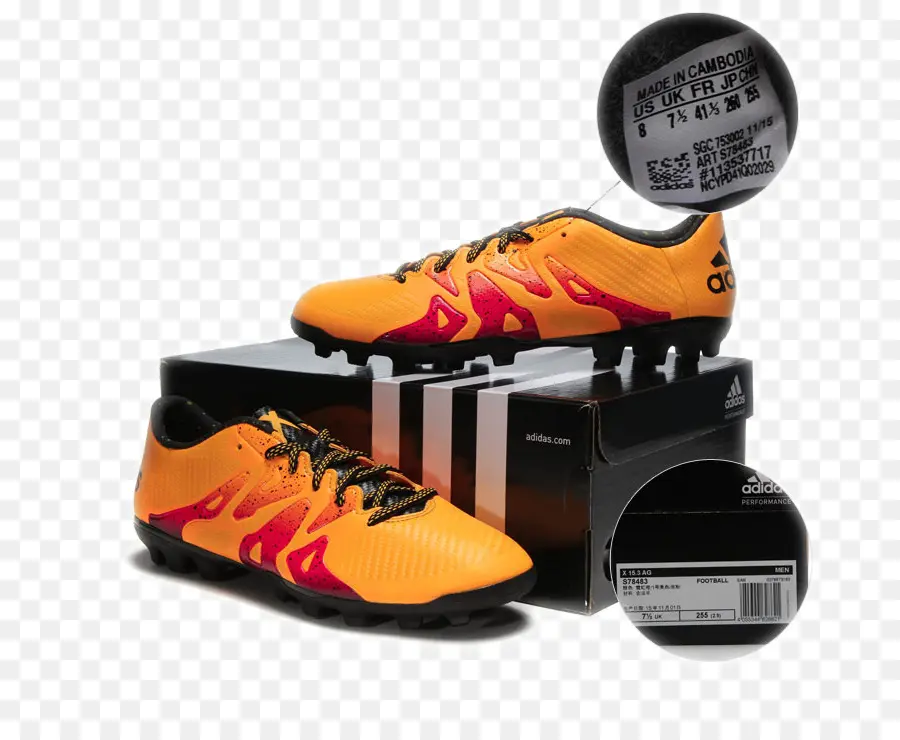 Chaussures De Football Orange Et Rouge，Sportif PNG