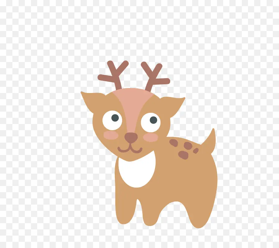 Cerf De Dessin Animé，Mignon PNG