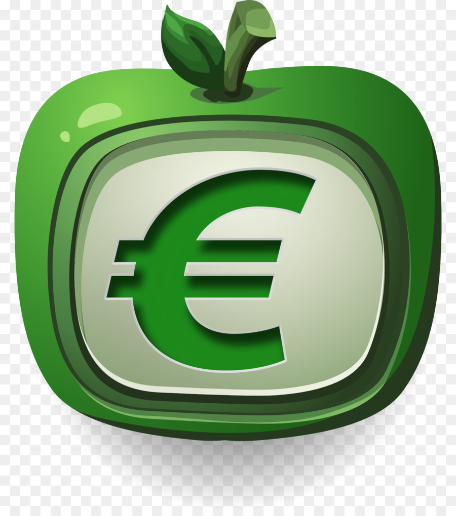 Pomme Verte En Euros，Devise PNG