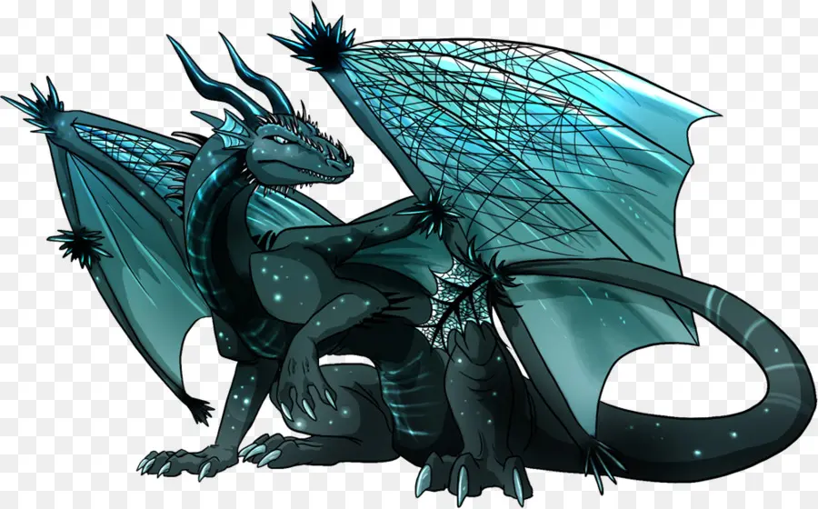 Dragon Bleu，Ailes PNG