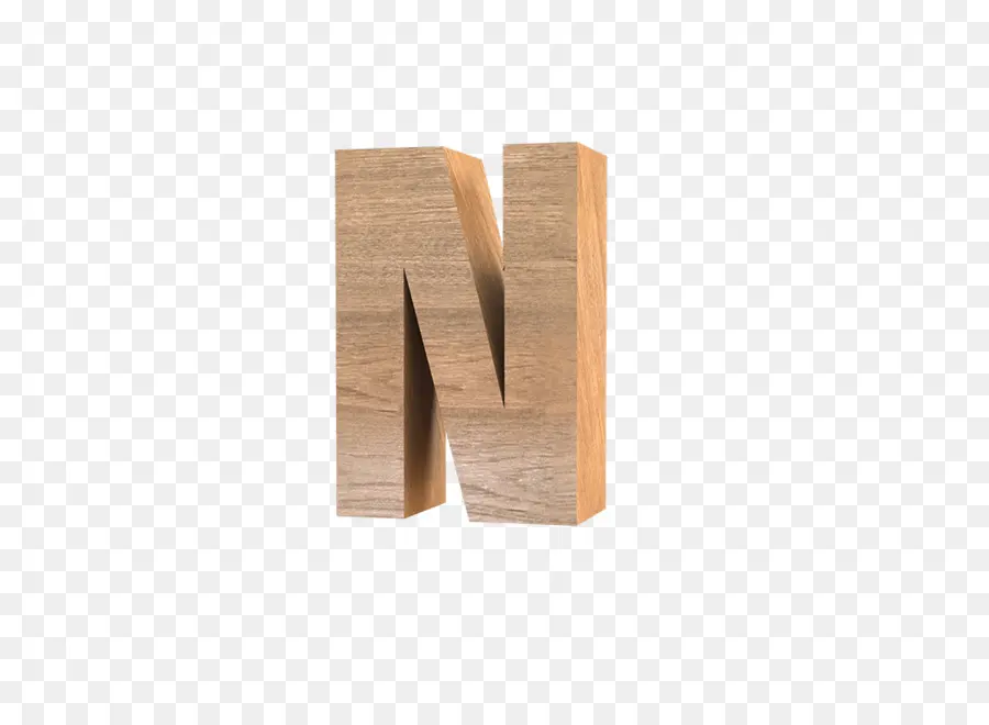 Lettre En Bois N，Alphabet PNG