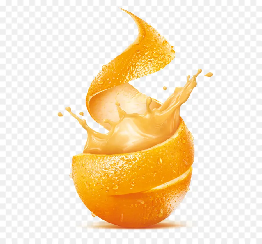 Éclaboussure De Jus D'orange，Orange PNG