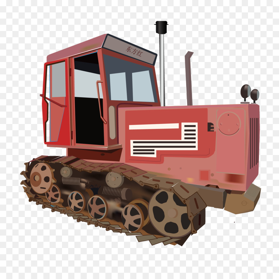 Bulldozer，Tracteur PNG