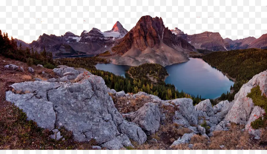 Paysage De Montagne，Lac PNG