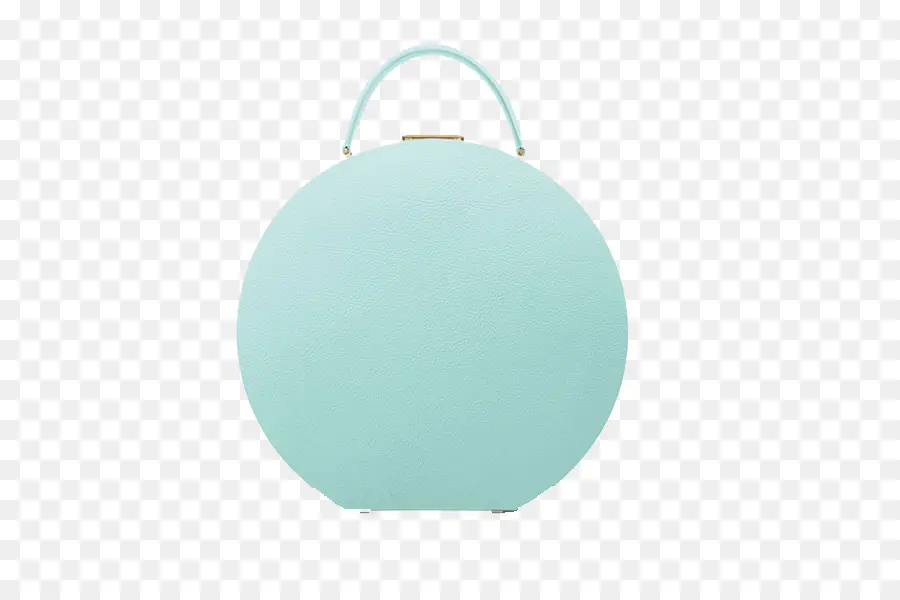 Sac à Main Rond，Bleu PNG