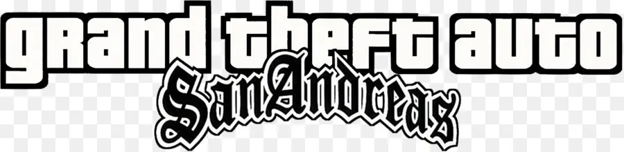 Logo Gta San Andreas，Jeu Vidéo PNG