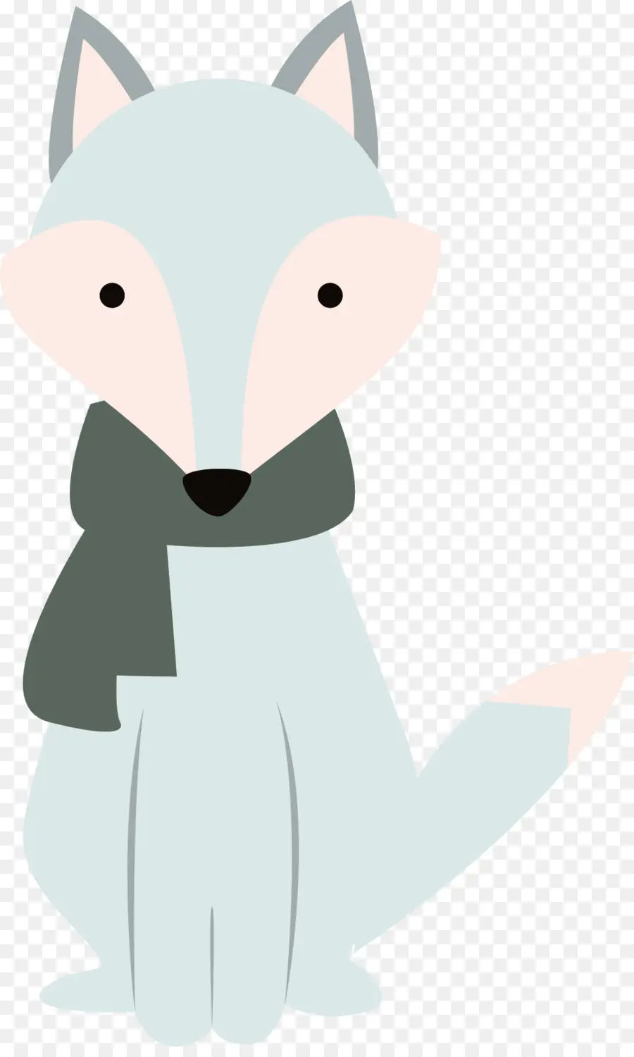 Renard De Dessin Animé，Foulard PNG