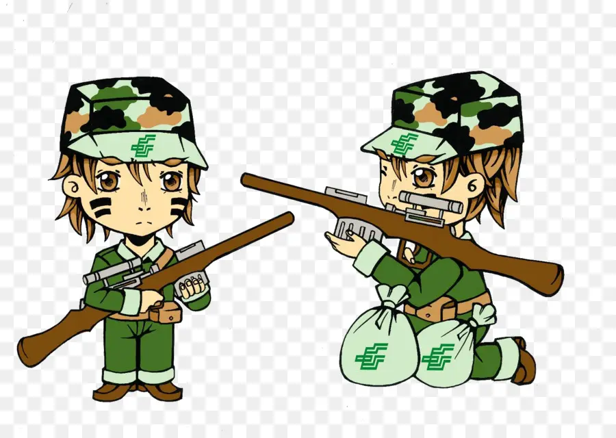 Soldats De Dessin Animé，Armée PNG