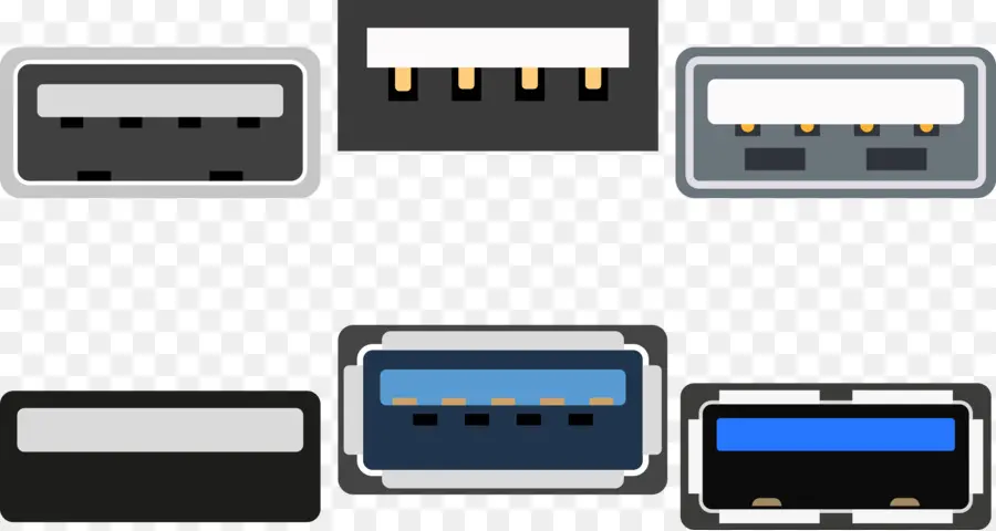 Connecteurs Usb，Ports PNG