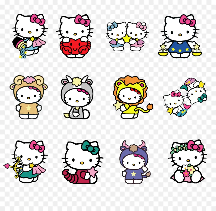 Hello Kitty，Chat PNG