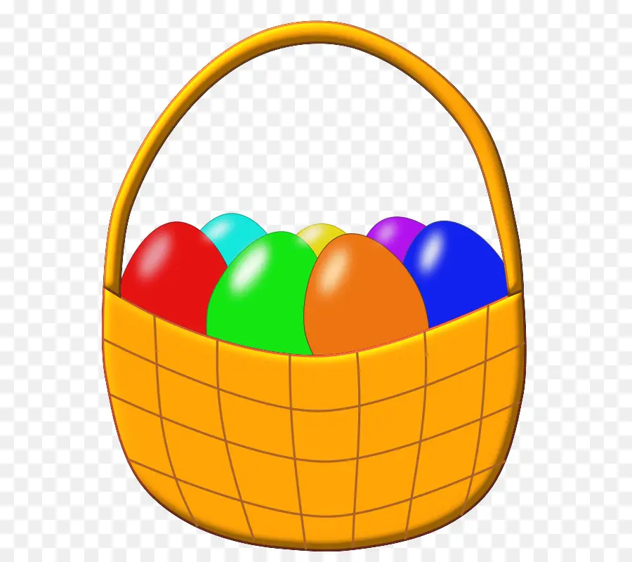 Lapin De Pâques，Panier De Pâques PNG