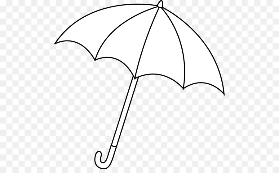 Parapluie，Noir Et Blanc PNG