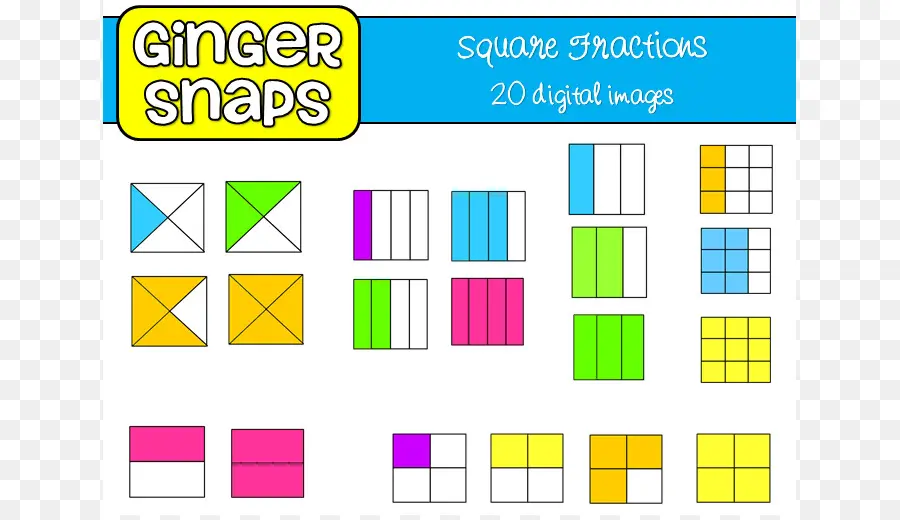 Fractions Carrées，Mathématiques PNG