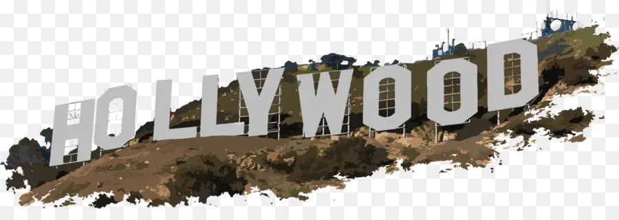 Panneau Hollywood，Courrier PNG