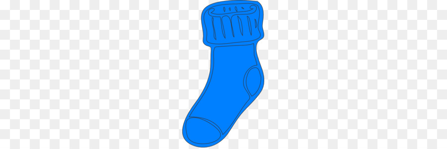 Chaussette Bleue，Chaussure PNG