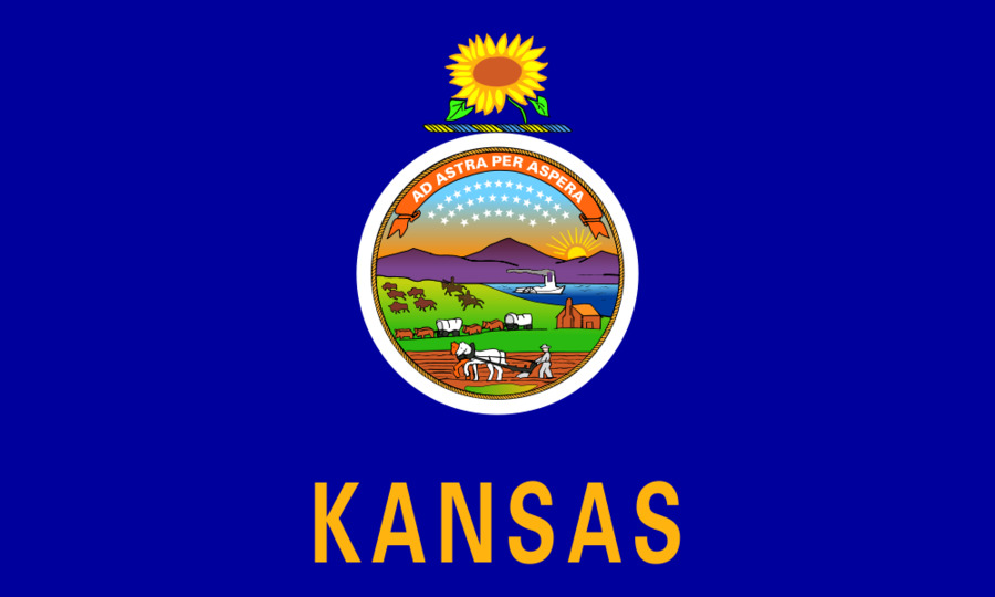 Kansas，Drapeau De Kansas PNG