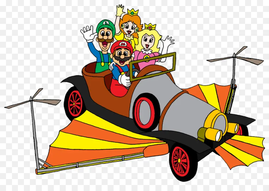 Personnages De Mario，Voiture PNG