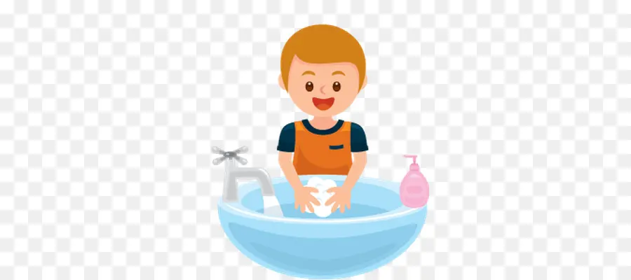 Lavage Des Mains，Enfant PNG