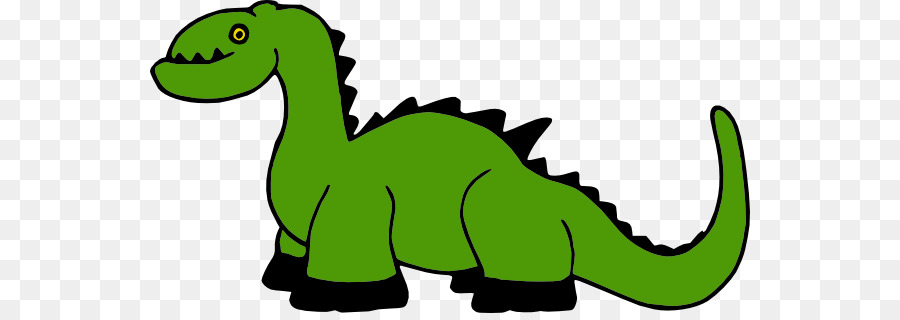 Dinosaure Vert，Dessin Animé PNG