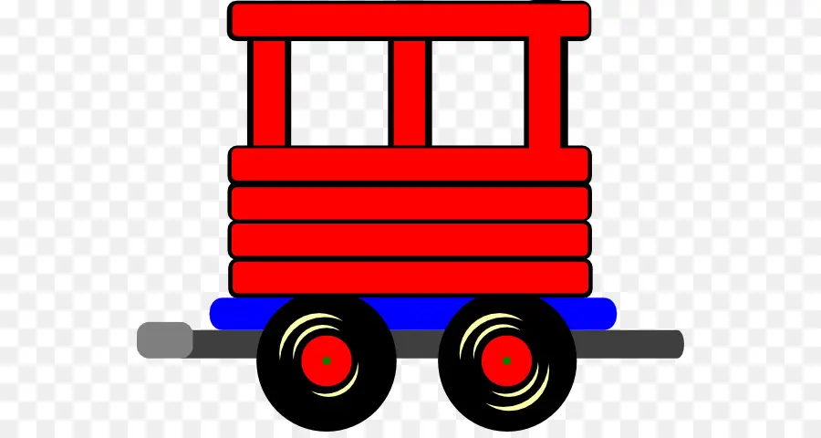 Wagon Rouge，Roues PNG