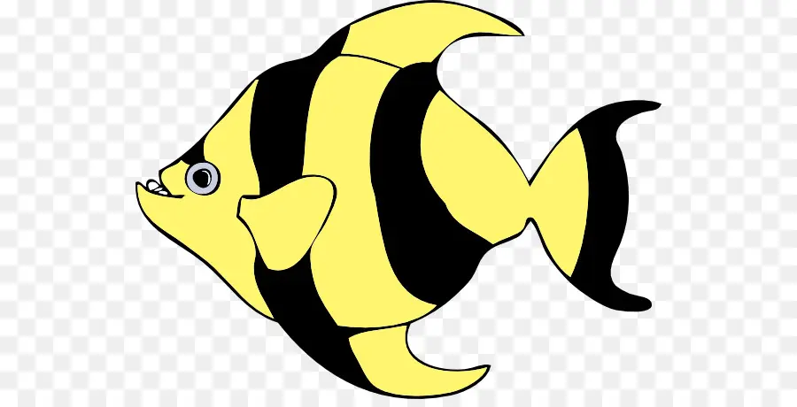 Poisson Jaune，Aquatique PNG