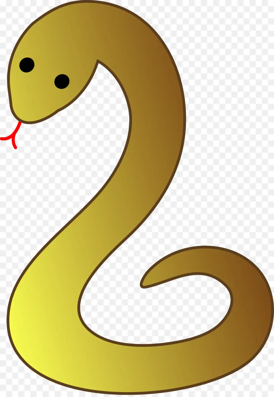 Serpent Jaune，Reptile PNG