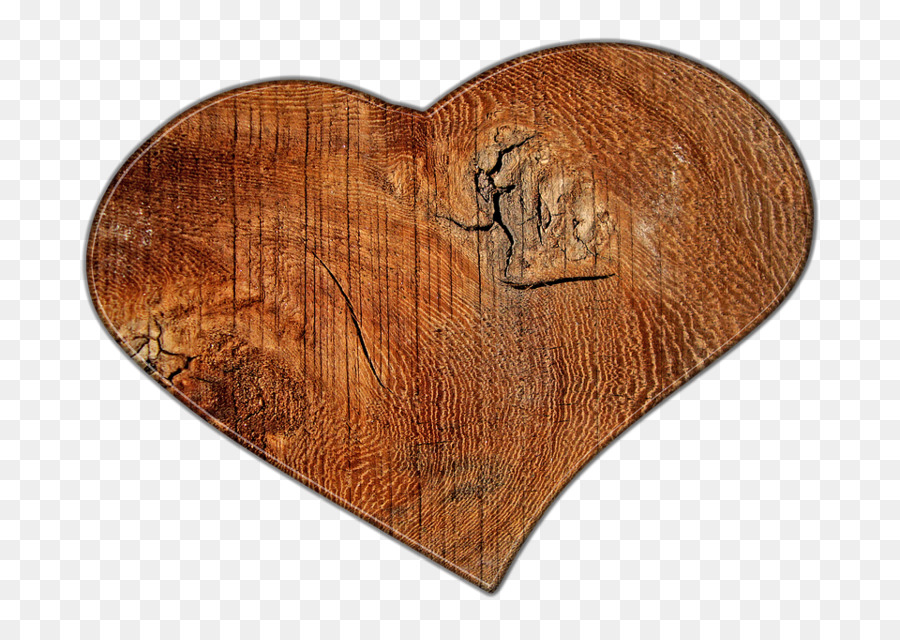 Coeur En Bois，Texture PNG