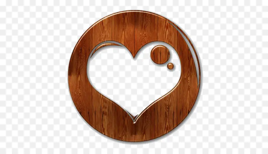 Coeur En Bois，Bois PNG