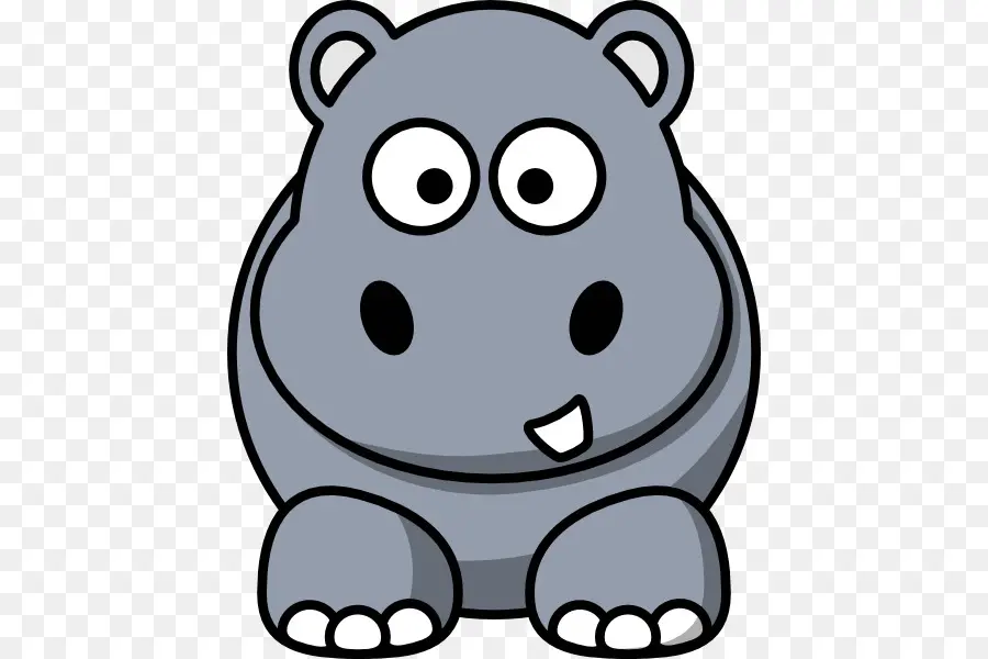 Hippopotame，Dessin Animé PNG