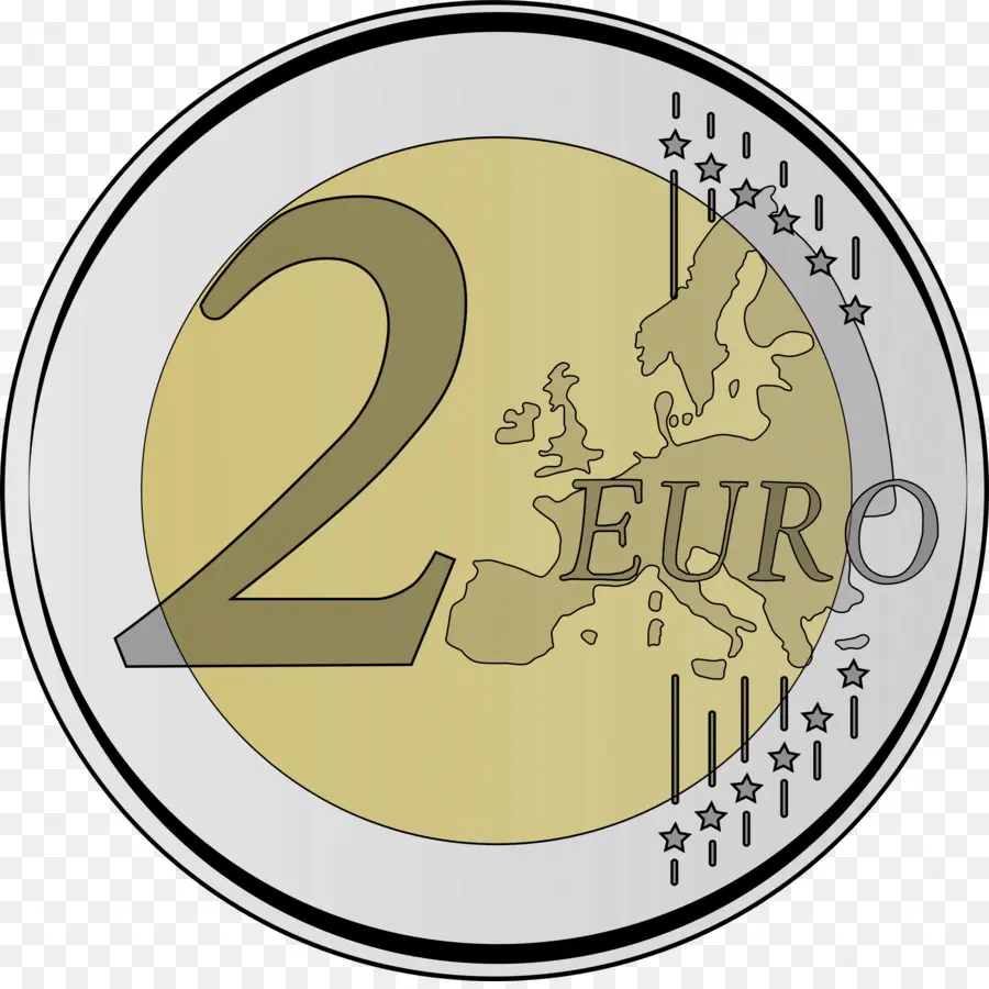 Euro，Pièce De 1 Euro PNG