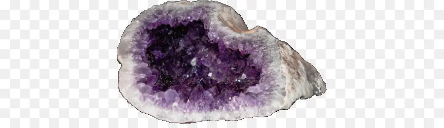 Géode D'améthyste，Violet PNG