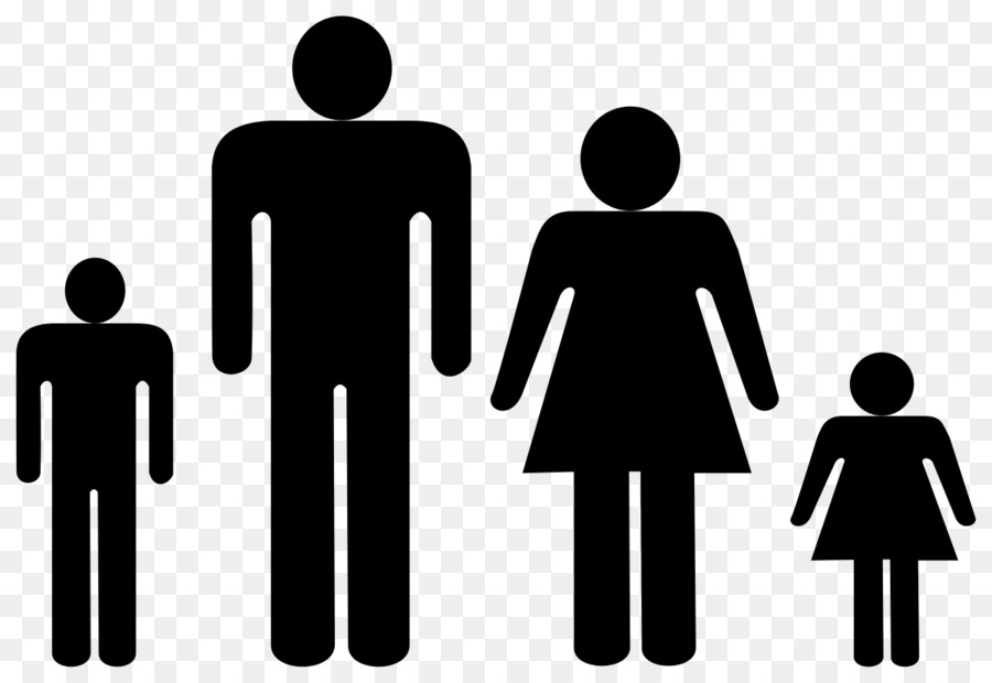 Famille Silhouette，Personnes PNG