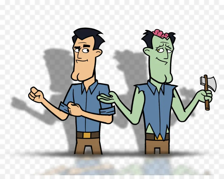 Personnages De Dessins Animés，Zombi PNG