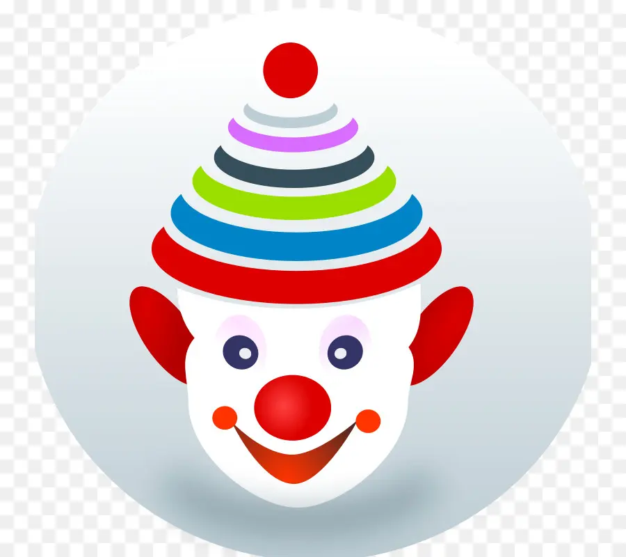 Visage De Clown，Chapeau PNG