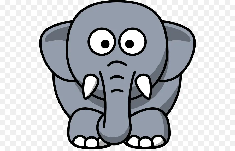 Éléphant，Dessin Animé PNG