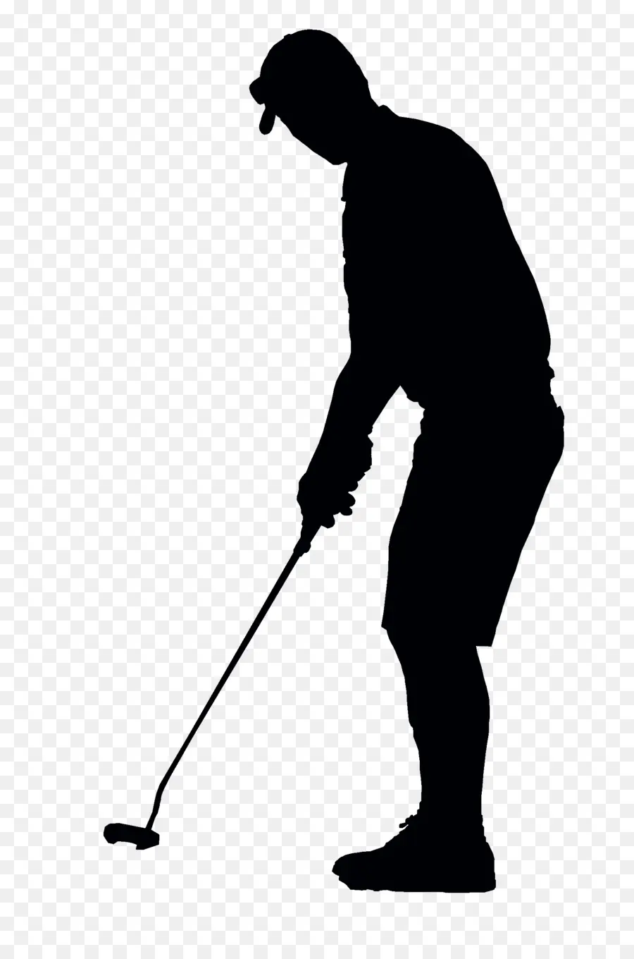 Silhouette De Golfeur，Club De Golf PNG