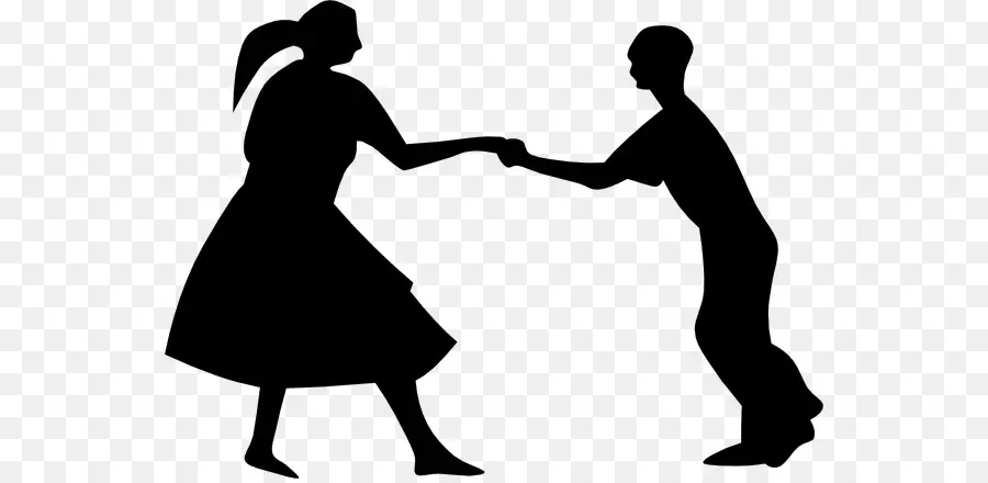 Silhouette De Danse，Couple PNG