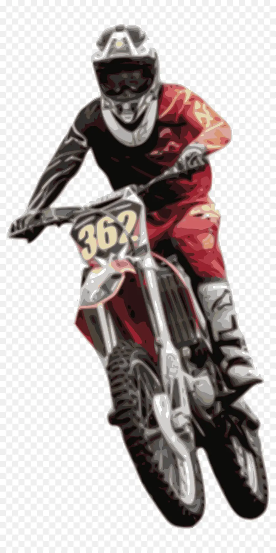 Pilote De Motocross，Moto PNG