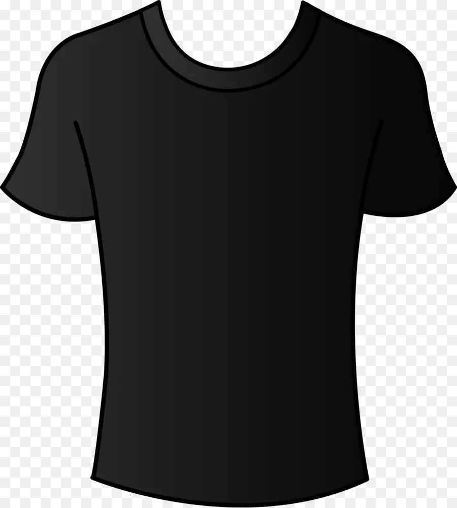 Tee Shirt Noir，Chemise PNG