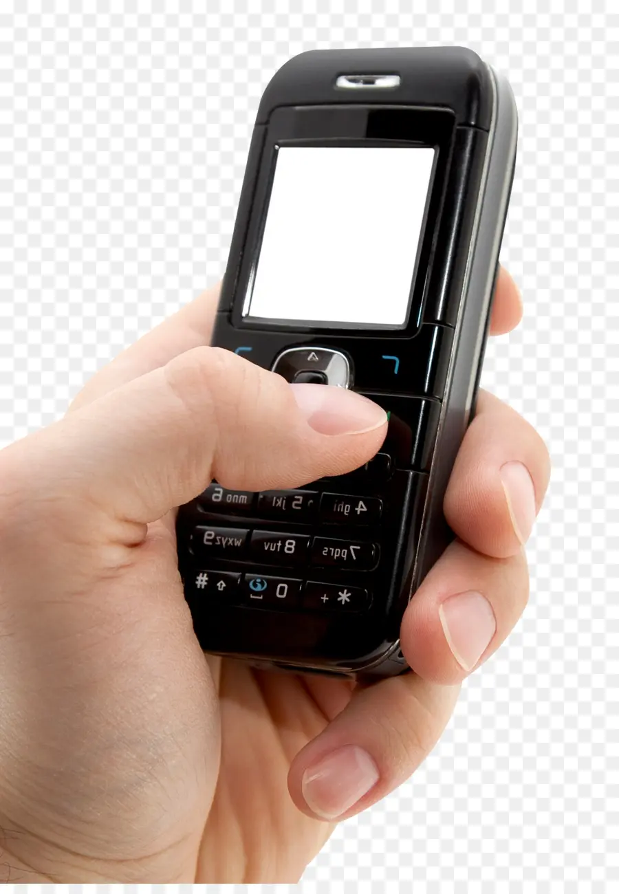 Vieux Téléphone Portable，Main PNG