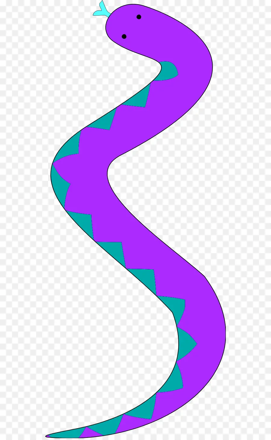 Serpent Violet，Reptile PNG